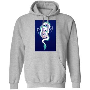 Miyazaki Spirited Away - Spirited Away Haku Dragon Fanart Style 3 Hoodie-Apparel, Hoodie, Miyazaki Spirited Away, Miyazakis Spirited Away, Spirited Away, Spirited Away Tattoo