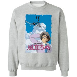 Hayao Miyazaki The Wind Rises - The Wind Rises Poster Sweatshirt-Apparel, Hayao Miyazaki The Wind Rises, Sweatshirt