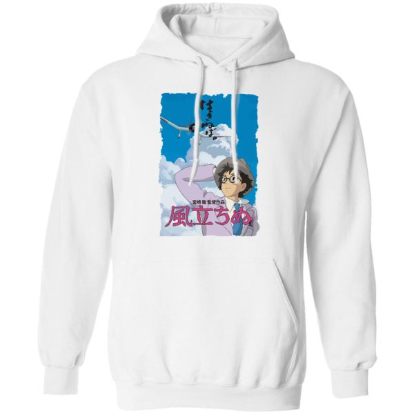 Rise With The Wind - The Wind Rises Poster Hoodie-Apparel, Hoodie, Rise With The Wind