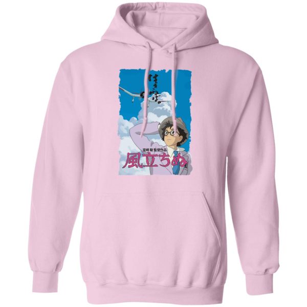 Rise With The Wind - The Wind Rises Poster Hoodie-Apparel, Hoodie, Rise With The Wind