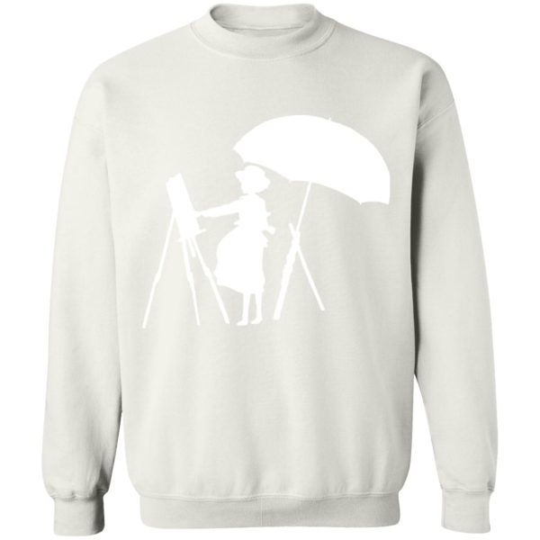 The Wind Rises Japanese - The Wind Rises Cutout Black & White Sweatshirt-Apparel, Sweatshirt, The Wind Rises Japanese