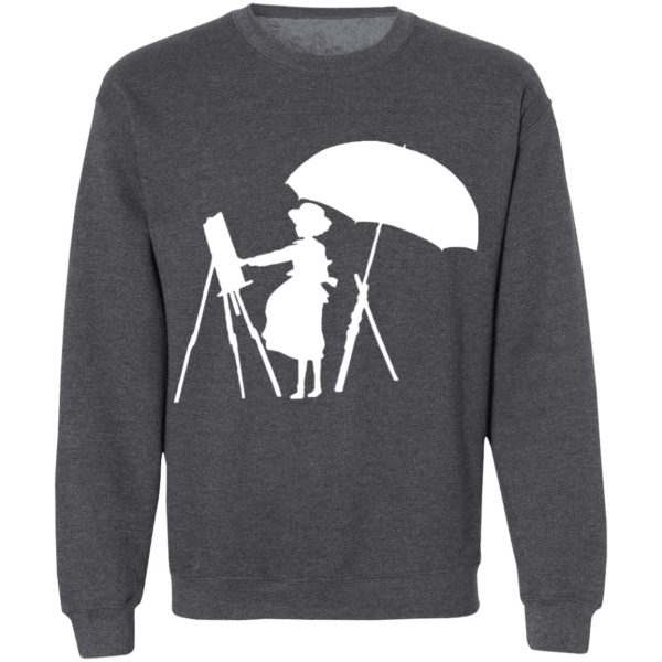 The Wind Rises Japanese - The Wind Rises Cutout Black & White Sweatshirt-Apparel, Sweatshirt, The Wind Rises Japanese