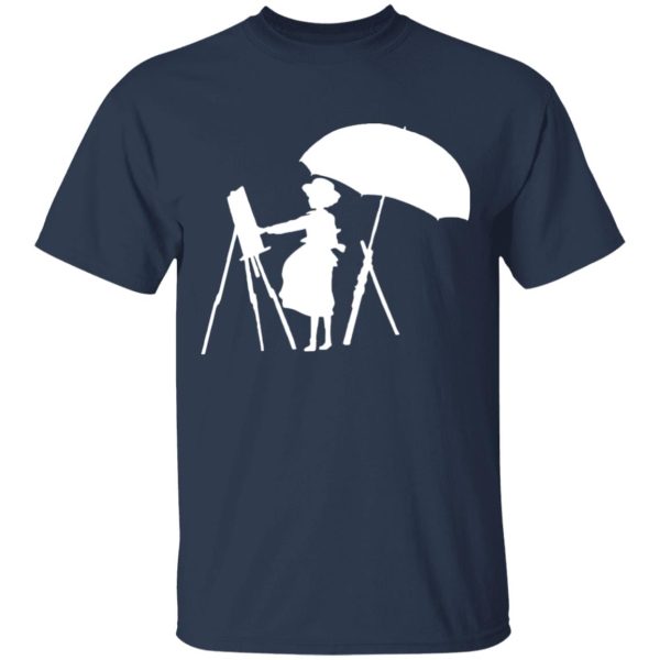 The Wind Rises Movie - The Wind Rises Cutout Black & White T Shirt-Apparel, The Wind Rises Movie, Tshirt