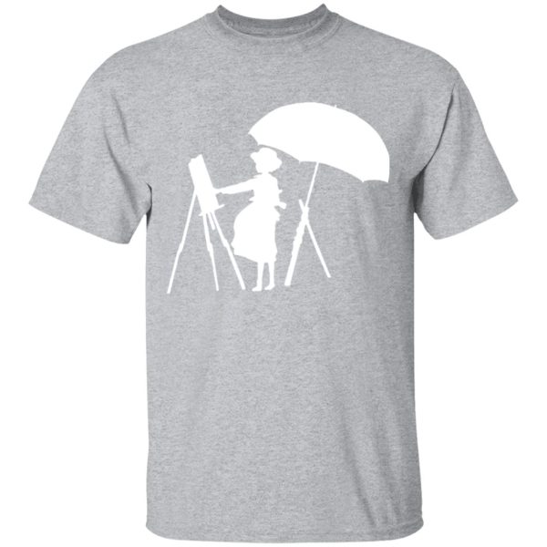 The Wind Rises Movie - The Wind Rises Cutout Black & White T Shirt-Apparel, The Wind Rises Movie, Tshirt