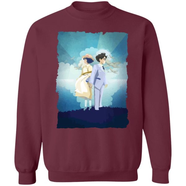 The Wind Rises Film - The Wind Rises Graphic Sweatshirt-Apparel, Sweatshirt, The Wind Rises Film