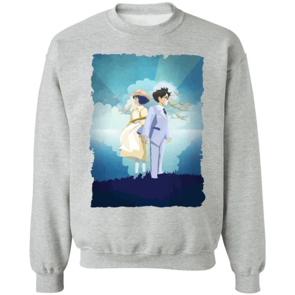 The Wind Rises Film - The Wind Rises Graphic Sweatshirt-Apparel, Sweatshirt, The Wind Rises Film