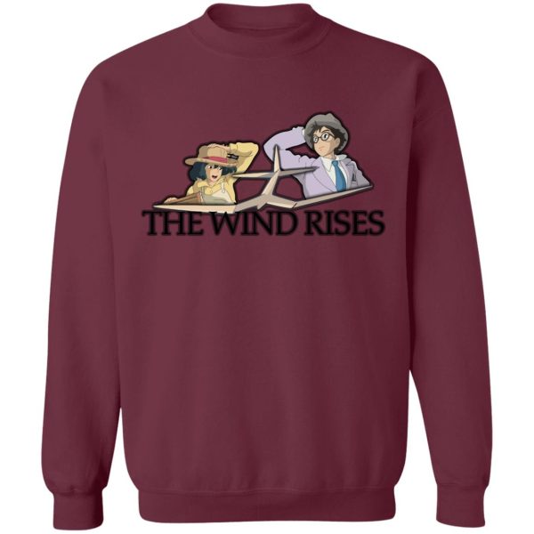 Hayao Miyazaki The Wind Rises - The Wind Rises – Airplane Sweatshirt-Apparel, Hayao Miyazaki The Wind Rises, Sweatshirt