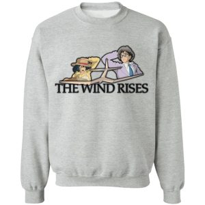 Hayao Miyazaki The Wind Rises - The Wind Rises – Airplane Sweatshirt-Apparel, Hayao Miyazaki The Wind Rises, Sweatshirt