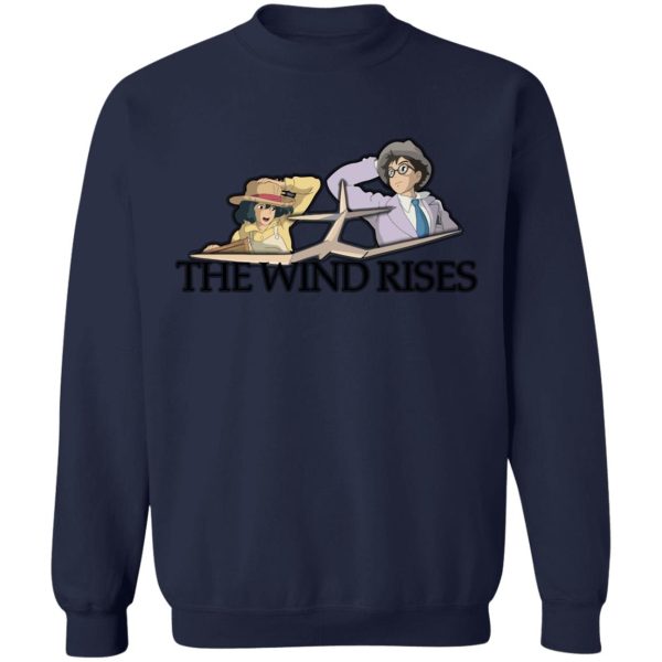 Hayao Miyazaki The Wind Rises - The Wind Rises – Airplane Sweatshirt-Apparel, Hayao Miyazaki The Wind Rises, Sweatshirt