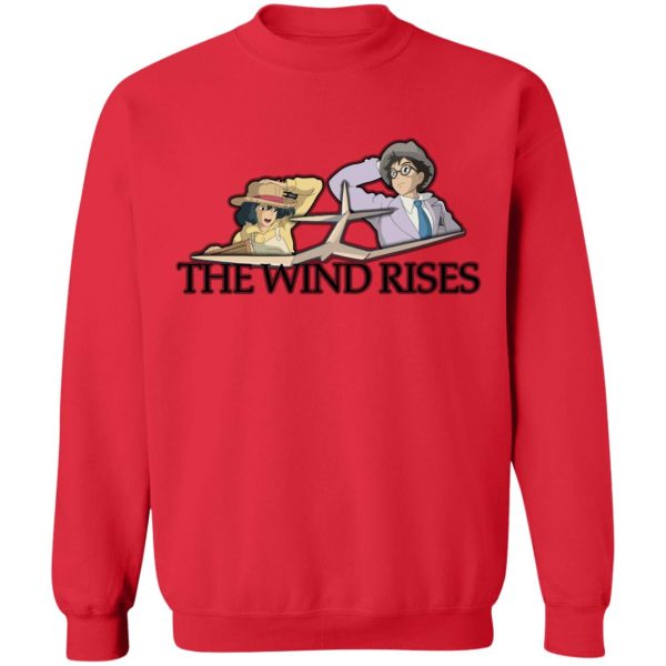 Hayao Miyazaki The Wind Rises - The Wind Rises – Airplane Sweatshirt-Apparel, Hayao Miyazaki The Wind Rises, Sweatshirt