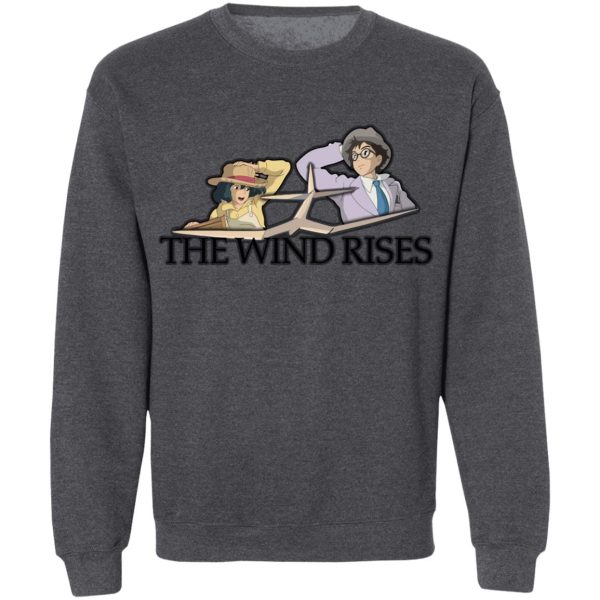 Hayao Miyazaki The Wind Rises - The Wind Rises – Airplane Sweatshirt-Apparel, Hayao Miyazaki The Wind Rises, Sweatshirt