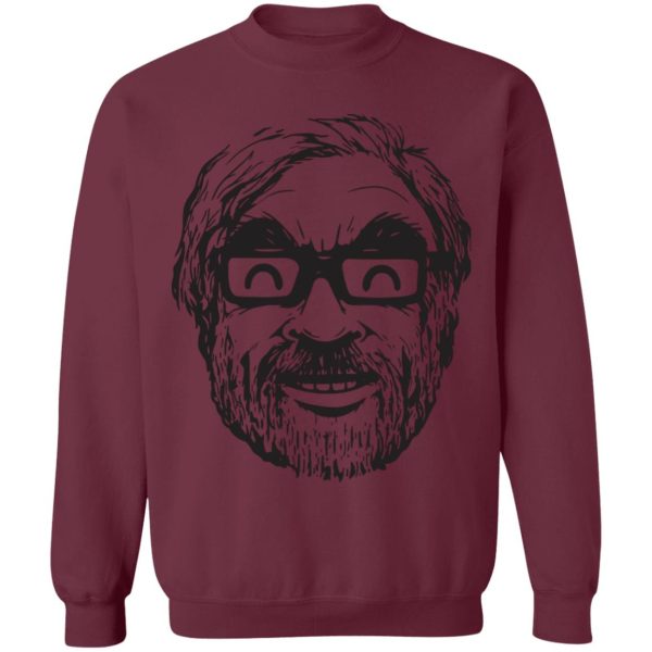 Ghibli Studio – Hayao Miyazaki Portrait Sweatshirt-Apparel, Sweatshirt