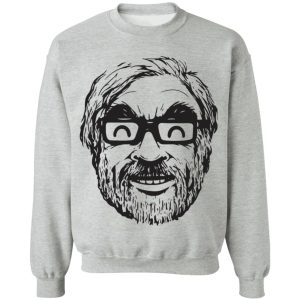 Ghibli Studio – Hayao Miyazaki Portrait Sweatshirt-Apparel, Sweatshirt