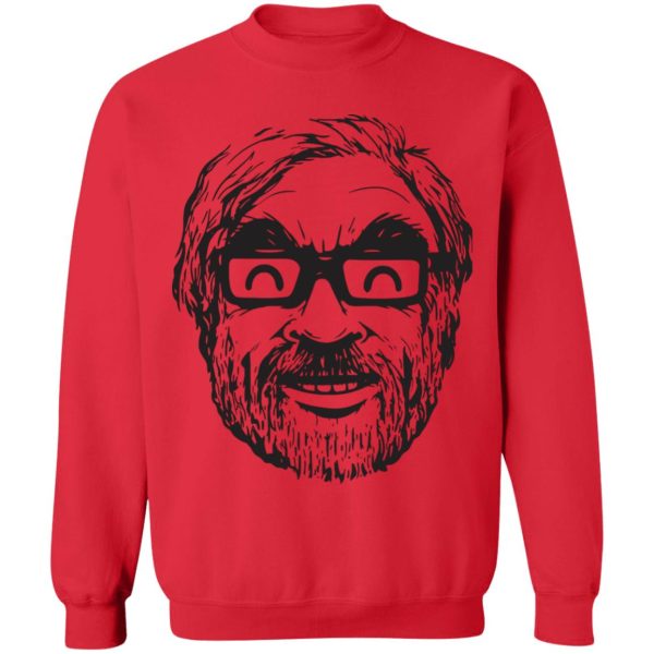 Ghibli Studio – Hayao Miyazaki Portrait Sweatshirt-Apparel, Sweatshirt