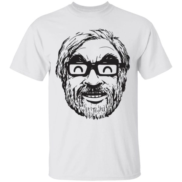 Ghibli Studio – Hayao Miyazaki Portrait T Shirt-Apparel, Tshirt