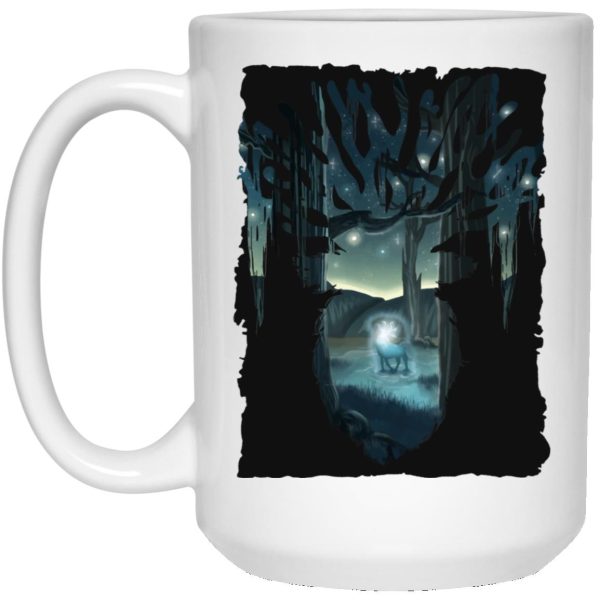 Forest Spirit Princess Mononoke - Mononoke Princess – Shishigami Transforming Mug-Accessories, Forest Spirit Princess Mononoke, House Decor, Mug, princess mononoke