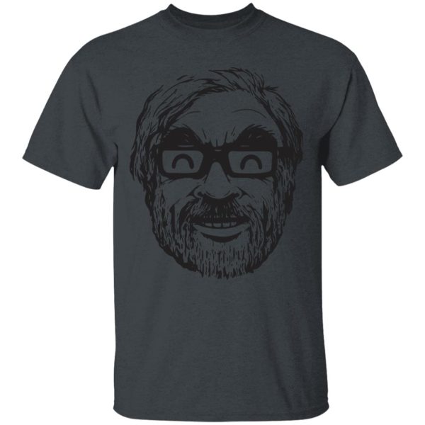 Ghibli Studio – Hayao Miyazaki Portrait T Shirt-Apparel, Tshirt