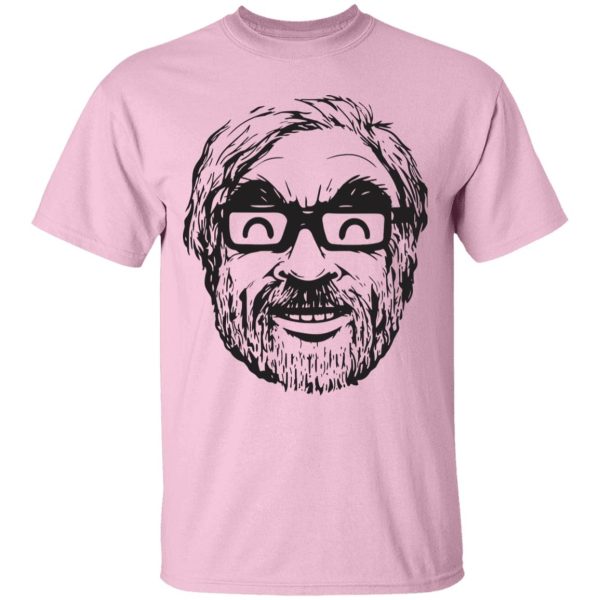 Ghibli Studio – Hayao Miyazaki Portrait T Shirt-Apparel, Tshirt