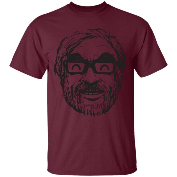 Ghibli Studio – Hayao Miyazaki Portrait T Shirt-Apparel, Tshirt