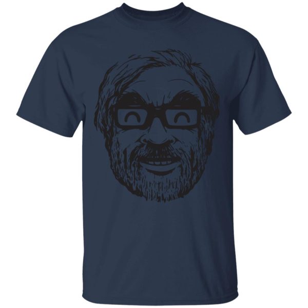 Ghibli Studio – Hayao Miyazaki Portrait T Shirt-Apparel, Tshirt