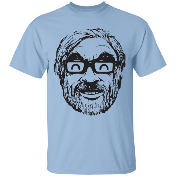 Ghibli Studio – Hayao Miyazaki Portrait T Shirt-Apparel, Tshirt