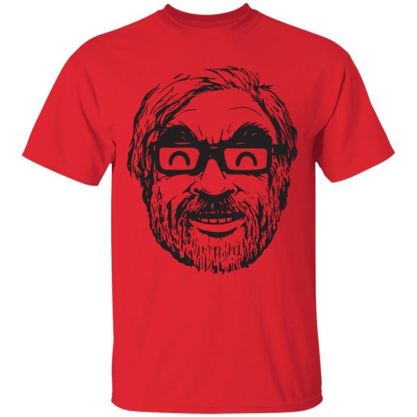 Ghibli Studio – Hayao Miyazaki Portrait T Shirt-Apparel, Tshirt