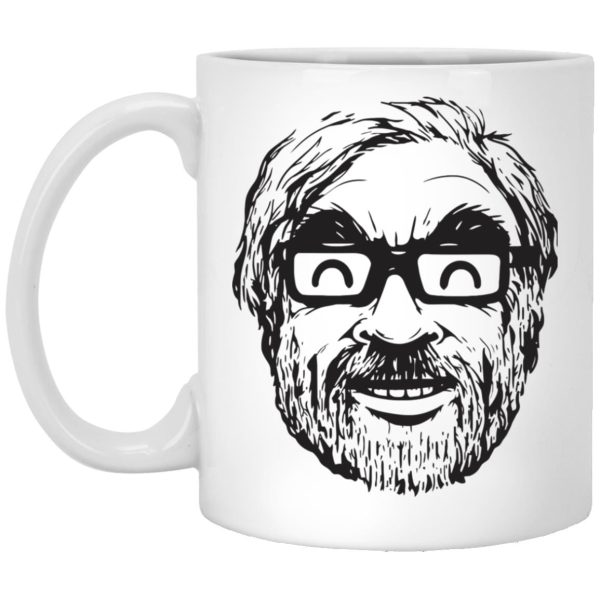 Ghibli Studio – Hayao Miyazaki Portrait Mug-Accessories, House Decor, Mug