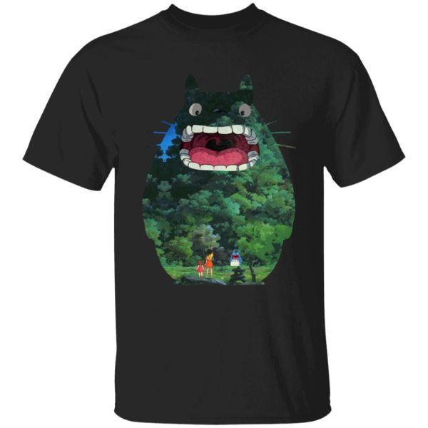 Dai-totoro - Totoro Jungle Color Cutout T Shirt-Apparel, Dai-totoro, My Neighbor Totoro, Tshirt