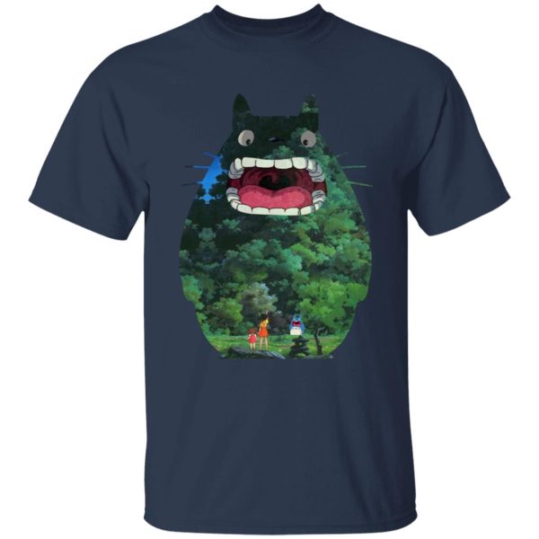 Dai-totoro - Totoro Jungle Color Cutout T Shirt-Apparel, Dai-totoro, My Neighbor Totoro, Tshirt