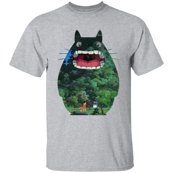 Dai-totoro - Totoro Jungle Color Cutout T Shirt-Apparel, Dai-totoro, My Neighbor Totoro, Tshirt