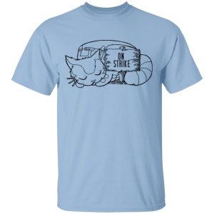 My Neighbor Totoro Characters - My Neighbor Totoro – CatBus on strike T Shirt-Apparel, My Neighbor Totoro, My Neighbor Totoro Characters, Tshirt