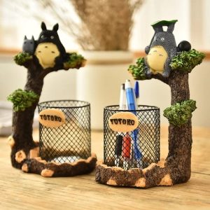 What Animal Is Totoro - My Neighbor Totoro Resin Pen Holder Ornament-House Decor, My Neighbor Totoro, Other, Toy Figure, What Animal Is Totoro